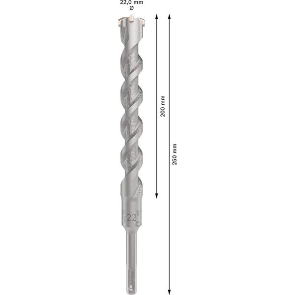 Bosch PRO SDS plus-5X Hammerbohrer 22 x 200 x 250 mm - 2608836644
