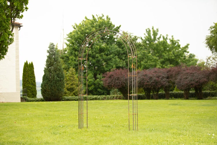 Rosenbogen ELEO Cosenza 140x29x235 cm Metall unbeschichtet - Edelrost