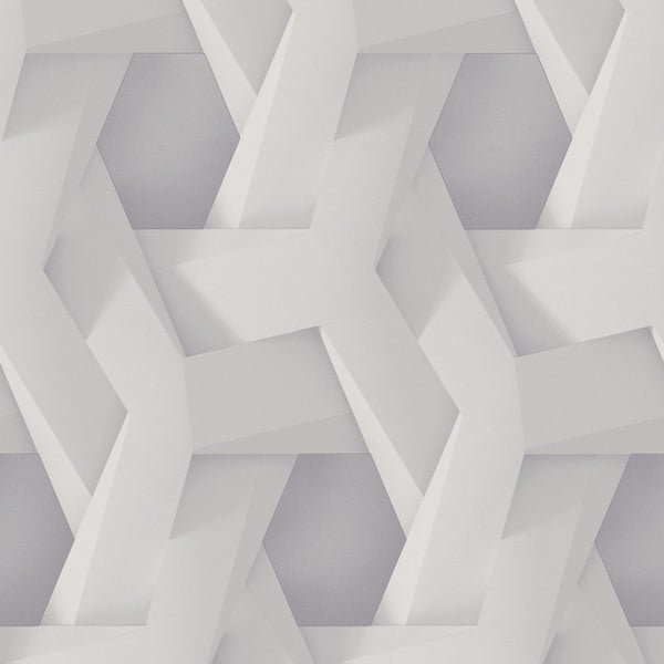 Geometrisches Tapetenmuster mit sich überlappenden Formen