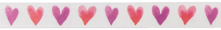 Tape, Liebe, Herzen, Aquarell