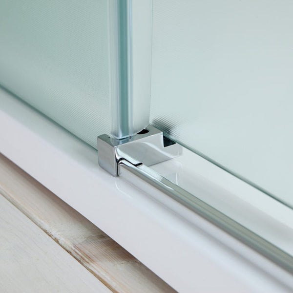 Duschnische feststehend links 150 cm Glas matt | Dream