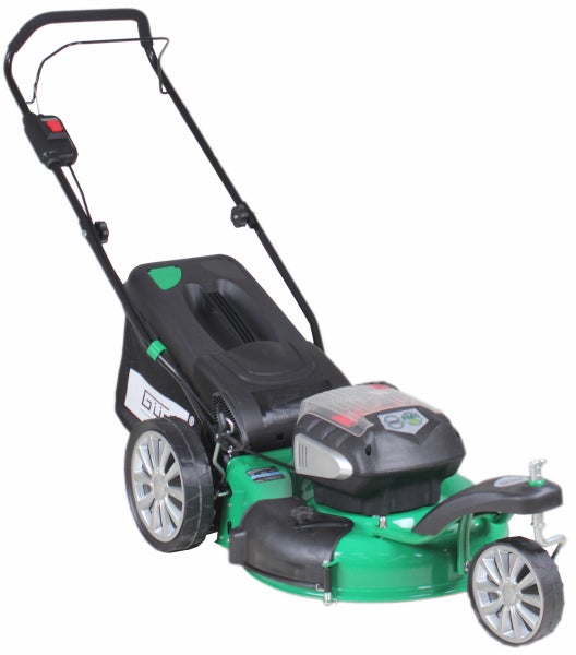 Akku-Rasenmäher Güde Trike 460/40-5.0S – 40 V, 46 cm Schnittbreite, Mulchfunktion, inkl. 2× Akku & Schnellladegerät