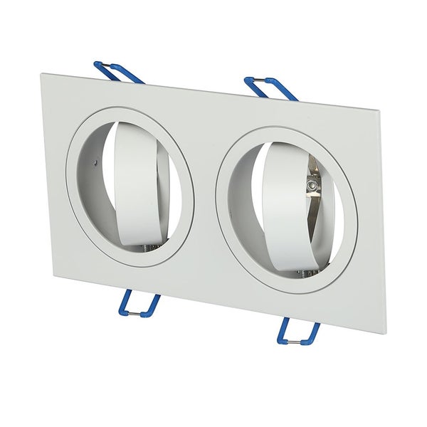 V-TAC VT-783SQ-WH - LED-Strahler - Einbaustrahler - GU10 - IP20 - Weiß - Modell Nr: - VT-783SQ-WH