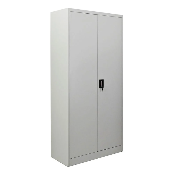 PROREGAL Mega Deal 3x Flügeltürenschrank ELEPHANT HxBxT 185 x 90 x 40 cm 4 Fachböden Lichtgrau