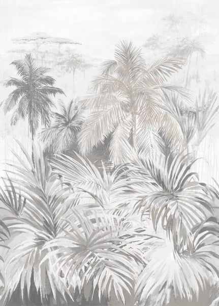 Tapete mit Palmenmotiv