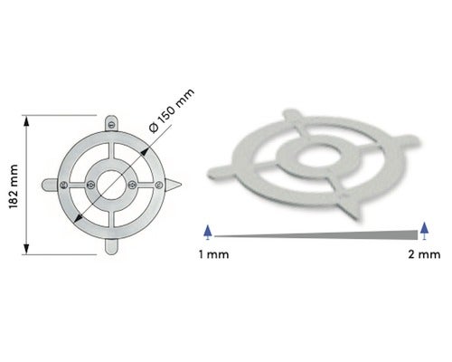 Ausgleichscheibe Twist 150 mm