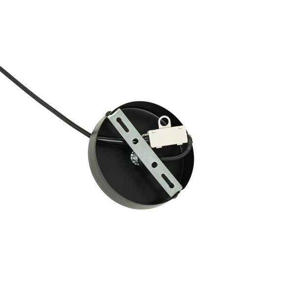 Aufhängung einer Pendelleuchte mit Kabel und Befestigungsmaterial