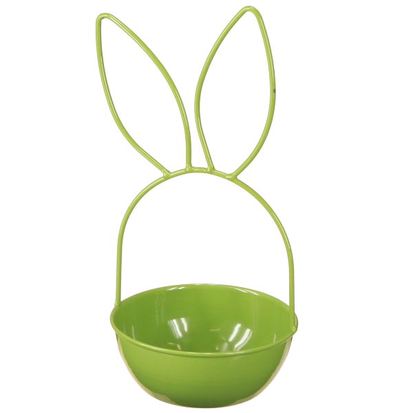 Dekoschale mit Hasenohren aus Metall