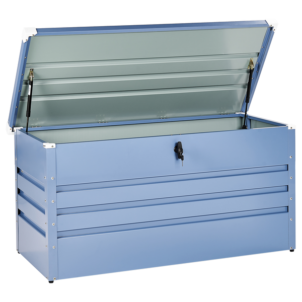 Aufbewahrungsbox CEBROSA Metall 132 cm 62 cm Blau