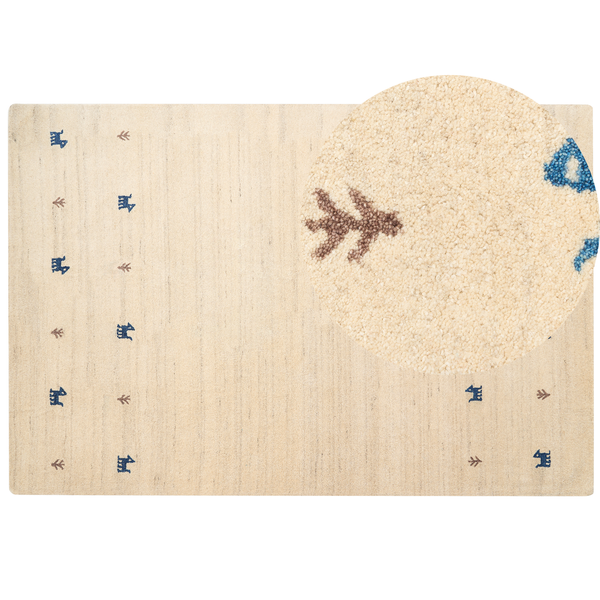 Teppich YALI Bunt 200 x 300 cm Wolle Gabbeh