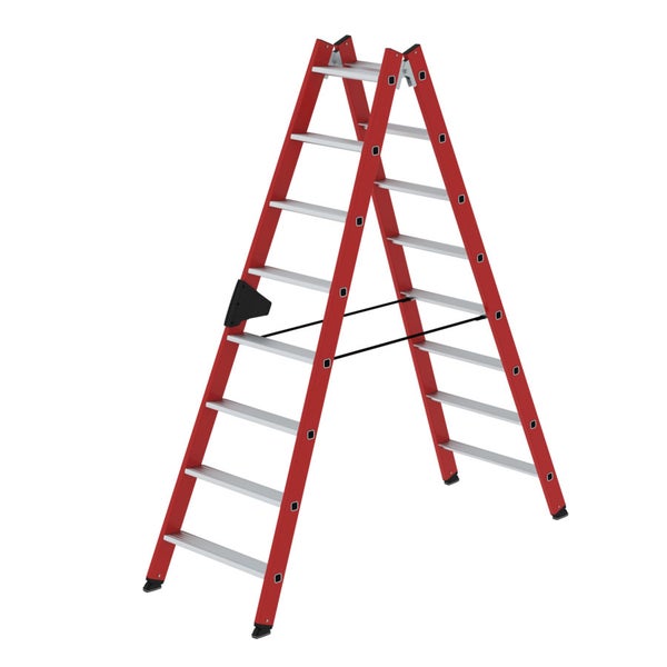 MUNK Kunststoff-Stehleiter 2x8 Sprossen