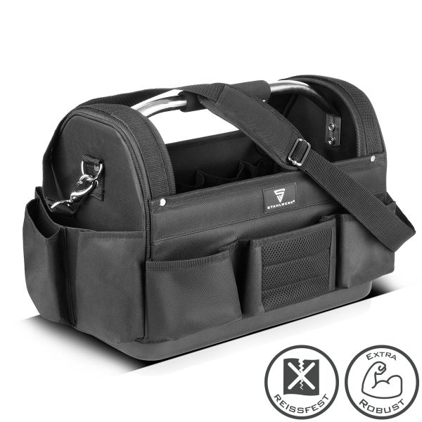 Werkzeugtasche mit Tragegriff und Schultergurt