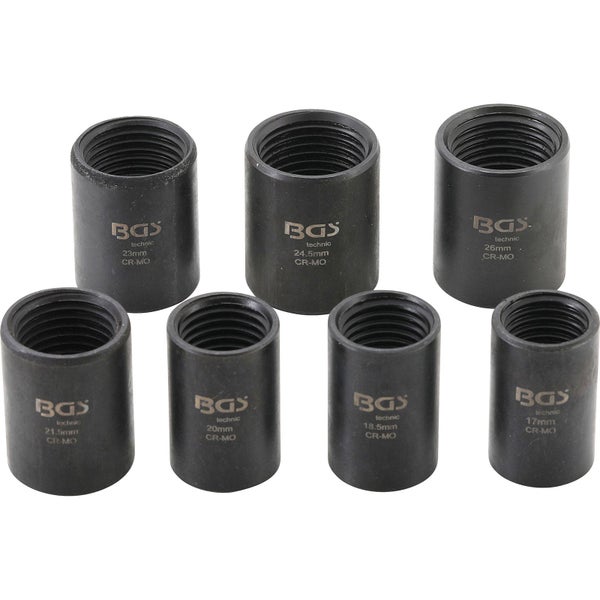 BGS Technic Steckschlüssel-Einsätze aus Chrom-Molybdän-Stahl in verschiedenen Größen