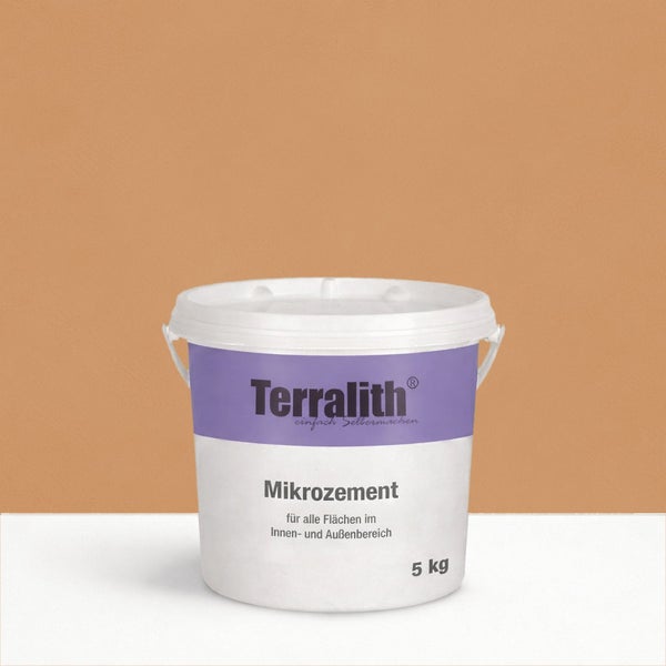 Terralith Mikro Zement Eimer, fünf Kilogramm, für Innen- und Außenbereich