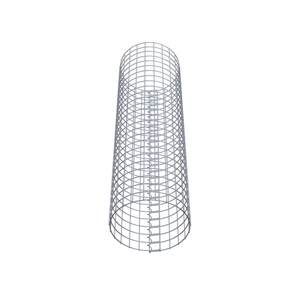 Gabionensäule Durchmesser 37 cm MW 5 x 5 cm rund - Höhe: 130 cm
