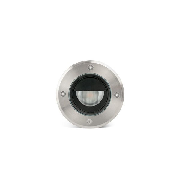 LED Wandeinbauleuchte Geiser in Edelstahl und Schwarz 7,5W 283lm IP67