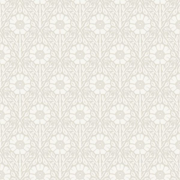 Borastapeter Tapete Blumenmuster Grau - 53 cm x 10.05 m - 662568