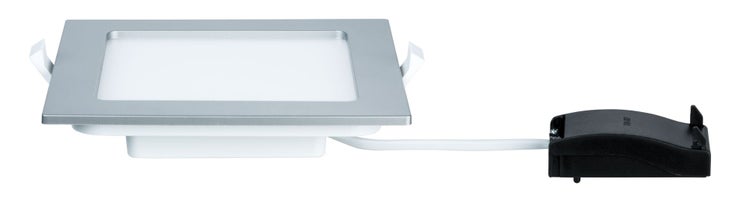 LED Einbaupanel IP44 eckig 165x165mm 12W 850lm 4000K Chrom matt