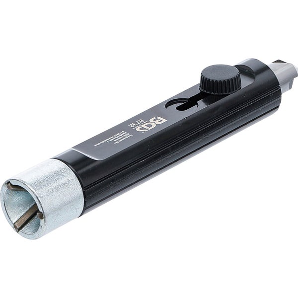 BGS technic Automatik-Körner 8732, Taschenformat, Metall, schwarz und silber.