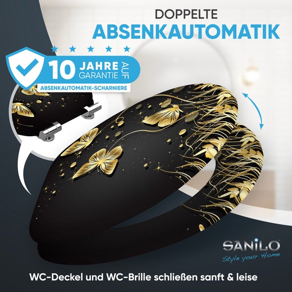 WC-Sitz mit Absenkautomatik Silhouette