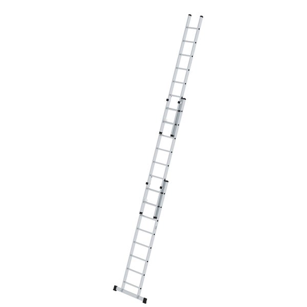 PROREGAL Sprossen-Schiebeleiter 3-Teilig mit Standard-Traverse 3 x 8 Sprossen