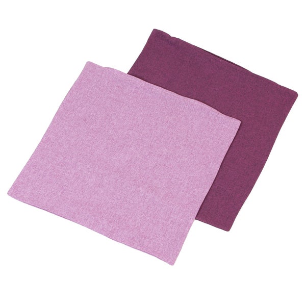 FRANK FLECHTWAREN | Kissenhülle Beere, 2er Set, 45 x 45 cm, ohne Füllung, passendes Innenkissen Art. Nr. 33.016.8, POLYESTER