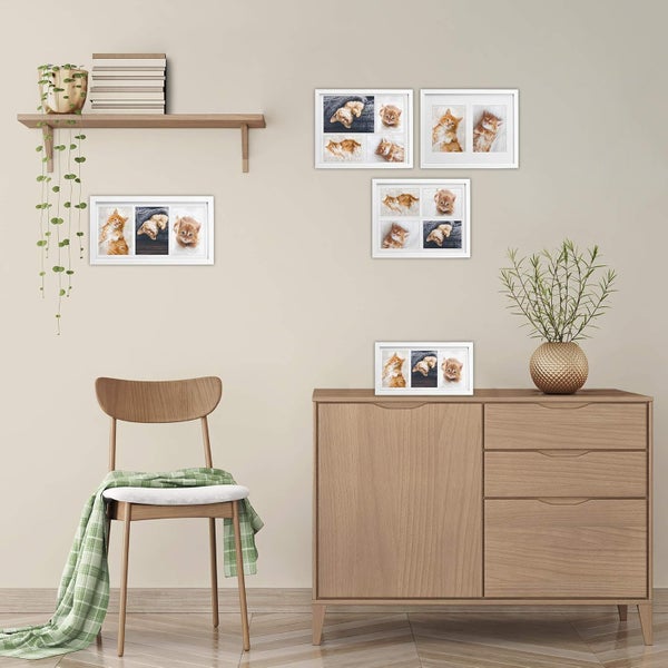 Bomoe Galeria Bilderrahmen Weiß (5tlg)