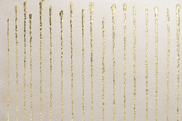 Handgemaltes Gemälde Acrylfarbe 100x75cm Beige