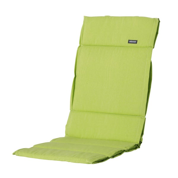 Hochlehnerauflage Fiber Deluxe Panama lime - Ca. 125x50 cm - 4er-Set