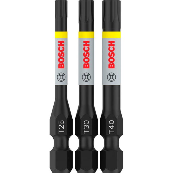 Bosch Schrauberbits Torx T25, T30 und T40 im Set