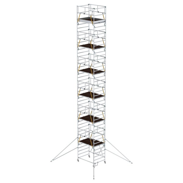 MUNK Klappgerüst SG 1,35x2,45m mit Ausleger und Sicherheitsgeländer 13,88m AH