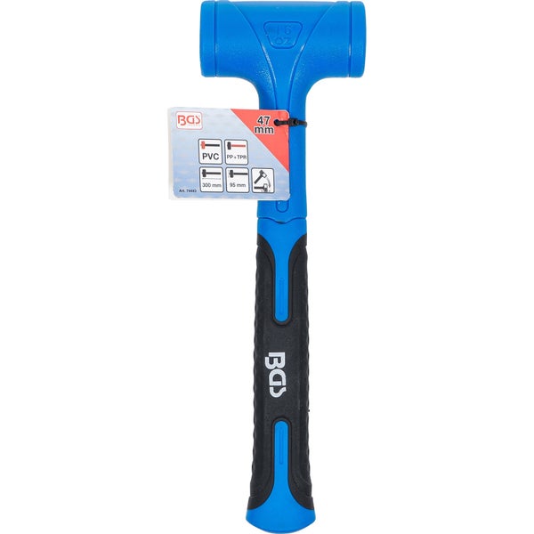 BGS technic Schonhammer mit Kunststoffkopf und schwarzem Griff