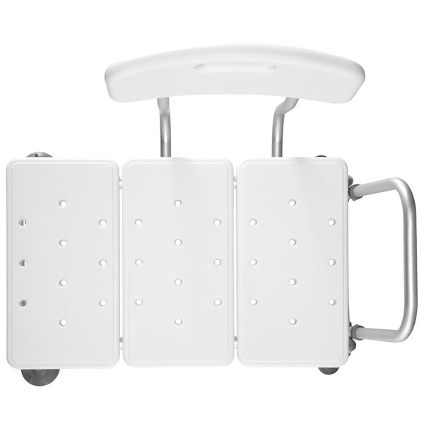 Duschbank tectake  mit Teleskopbeinen 81 x 61,5 x 82,5 - 94 cm