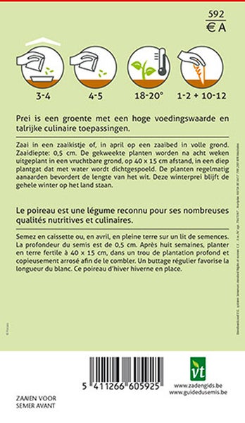 Anweisungen zur Aussaat von Lauch