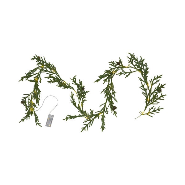 Dekorative LED-Girlande mit Zapfen für Innenräume