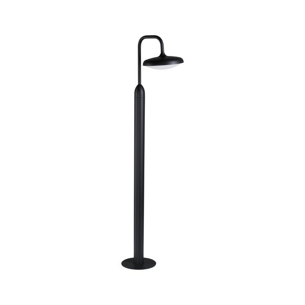 LED Pollerleuchte Nostro seewasserresistent IP44 rund 1135mm 3000K 10W 900lm 230V Anthrazit Aluminium