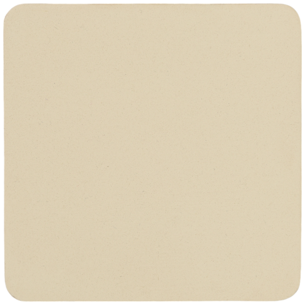 Quadratischer Bierdeckel aus Zellulose