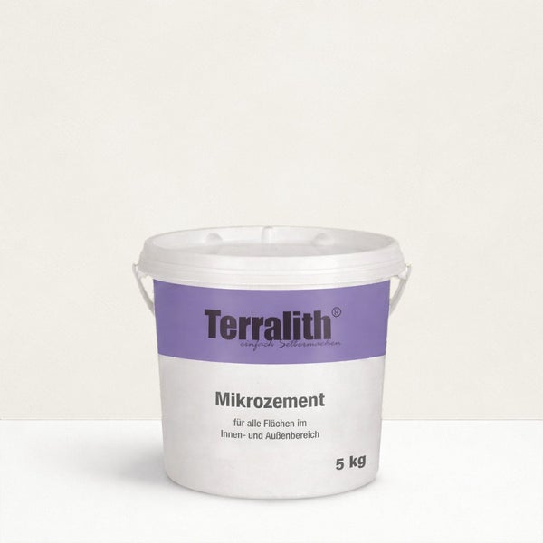 Terralith Mikro Zement, 5 kg, für Innen- und Außenbereiche