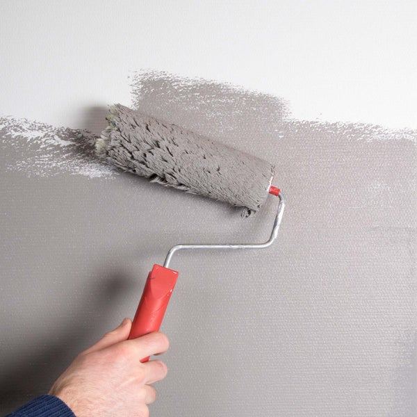 Fresko – Glasgewebe, vorlackiert – Feine Rauten – 25 m – Weiß