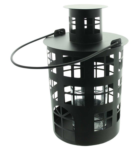 FRANK FLECHTWAREN | Laterne Turm, METALL, GLAS, 17 x 17 x 29 cm