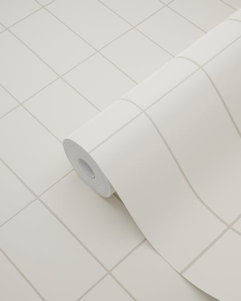 Tapetenrolle mit Fliesendesign