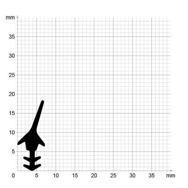 DIWARO. | Lippendichtung LP319 | schwarz | 5 Meter