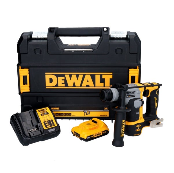 DeWALT Akku-Bohrhammer Set mit TSTAK Koffer, Ladegerät und Akku