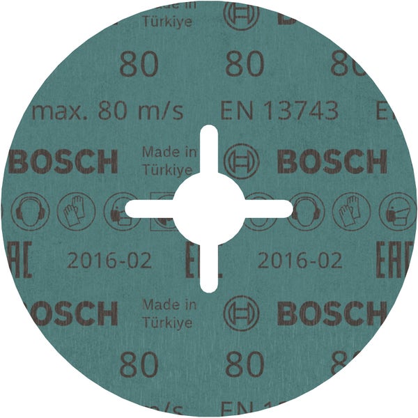 Bosch PRO R574 Fiberscheibe 125 mm G80 - 2608606734