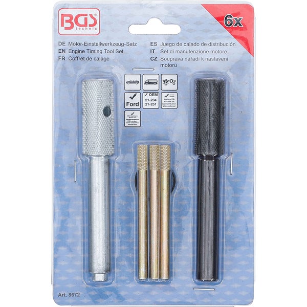 BGS Motor Einstellwerkzeugsatz mit sechs Teilen