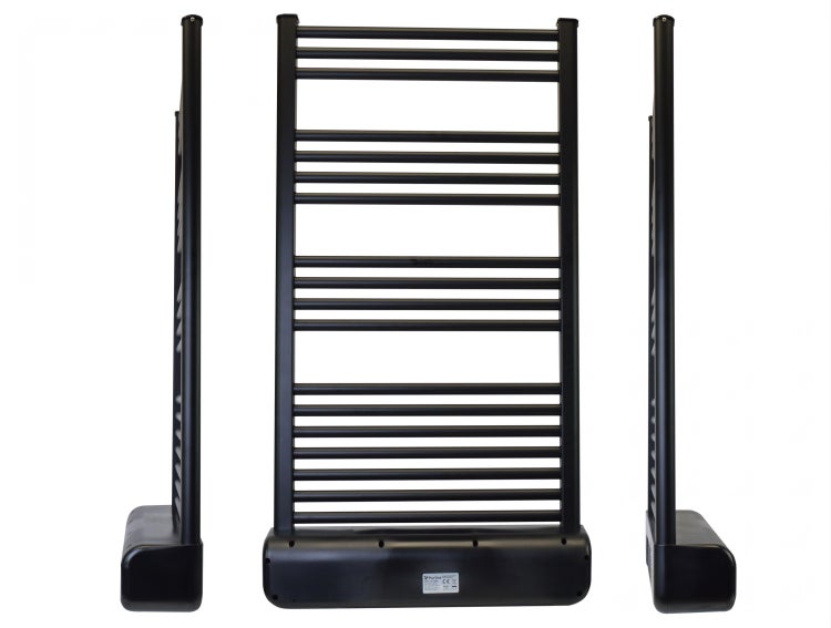 Handtuchwärmer zur Wandmontage mit horizontalen Heizstäben