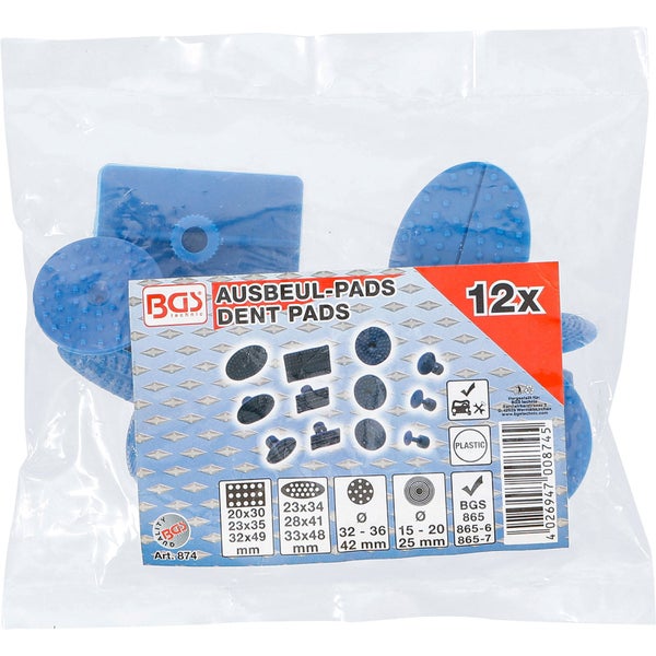 BGS Ausbeul-Pads für Art. 865 12tlg. - 874