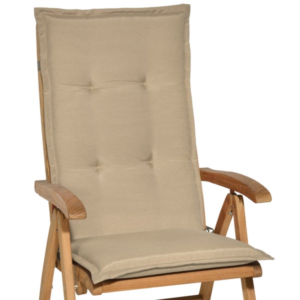Beautissu Loft HL Hochlehner 120x50x6cm Natur