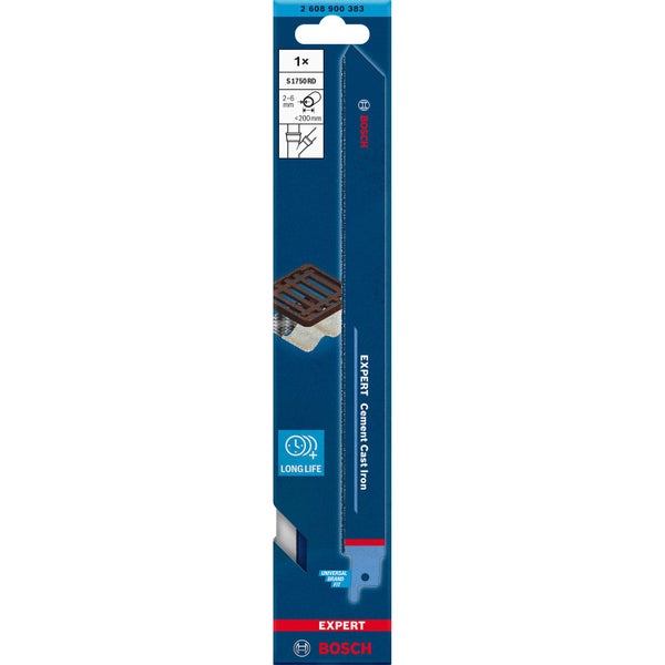 Bosch Expert Cement Cast Iron S 1750 RD Säbelsägeblatt - 2608900383