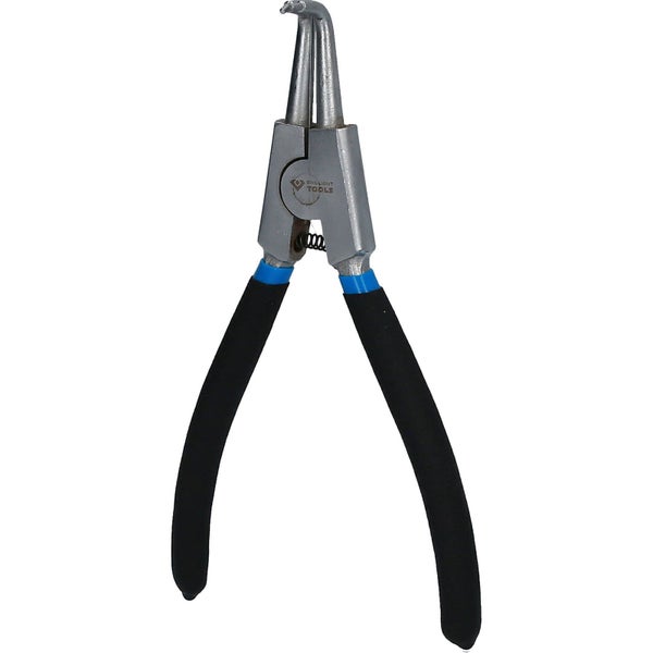 BRILLIANT TOOLS Seegeringzange für Außensicherungsringe abgewinkelt 175 mm - BT067002